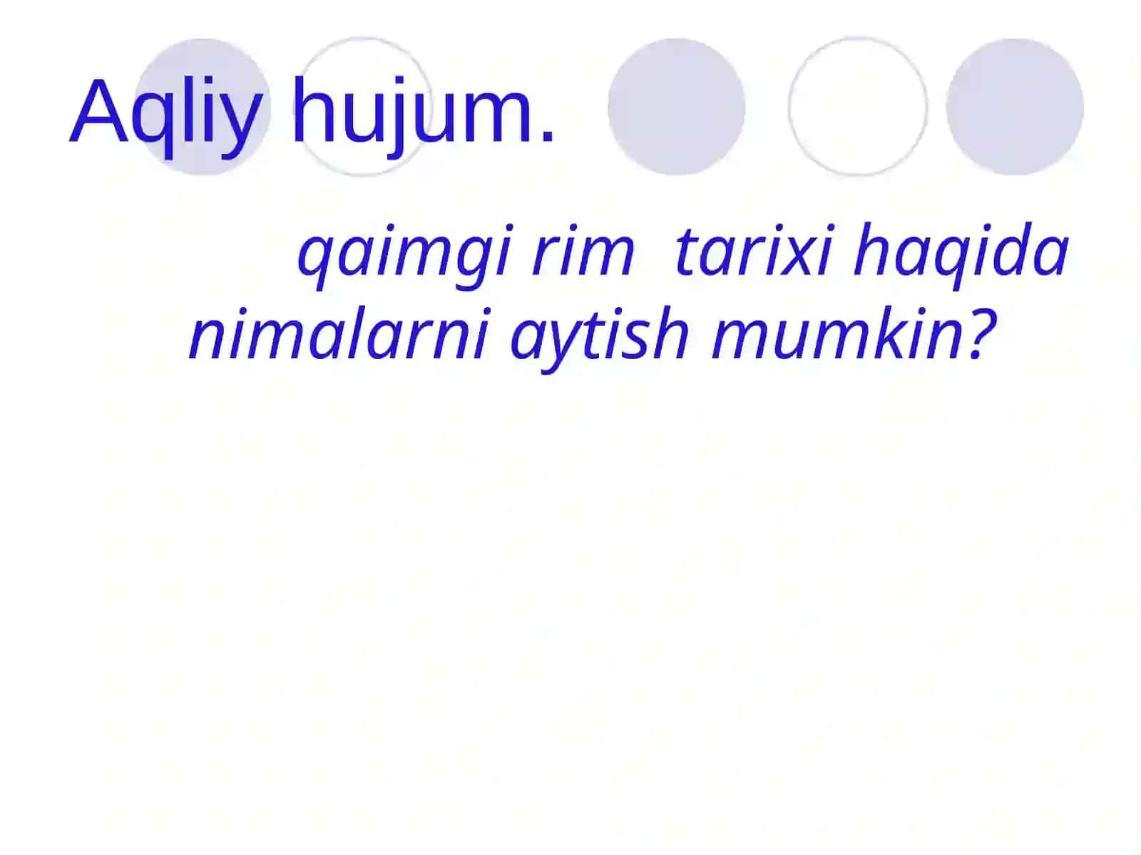 QADIMGI RIMMADANIYATI 2