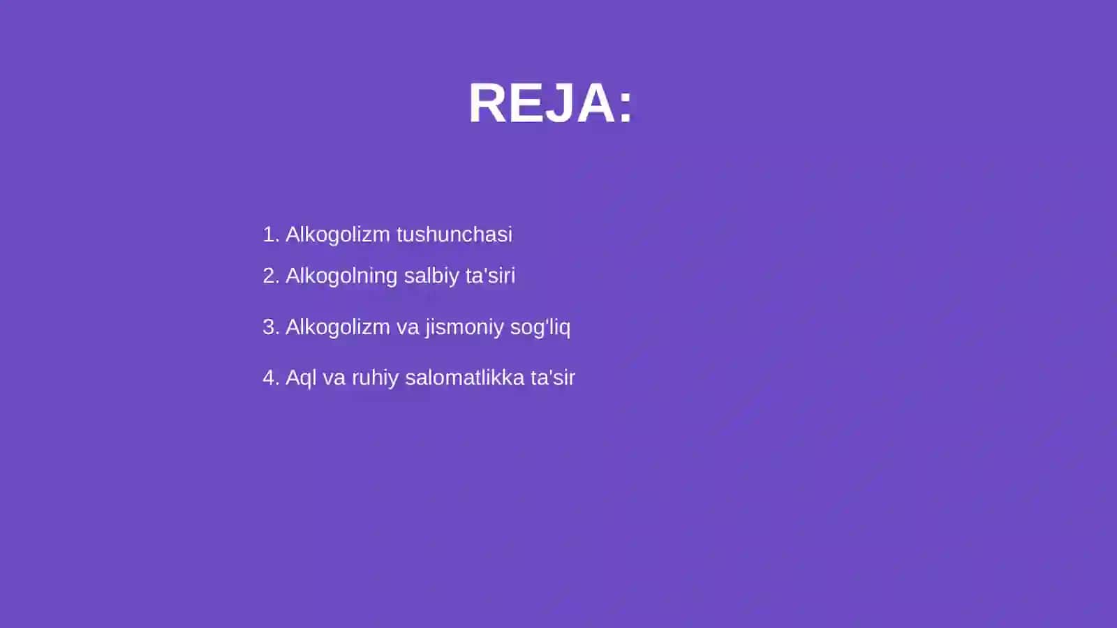 Alkogolizm va uning asoratlari 2