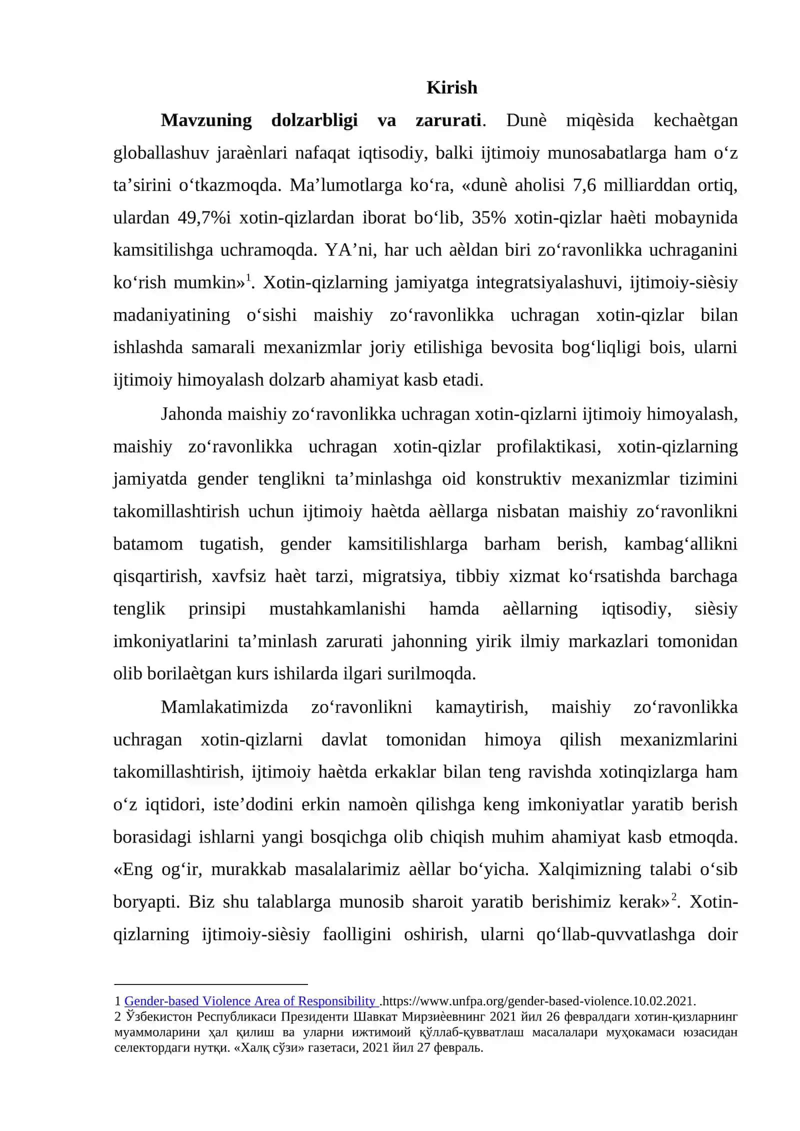 JABRLANGAN VA ZO'RAVONLIK GUVOHLARI BO'LGAN BOLALAR BILAN IJTIMOIY ISH 2