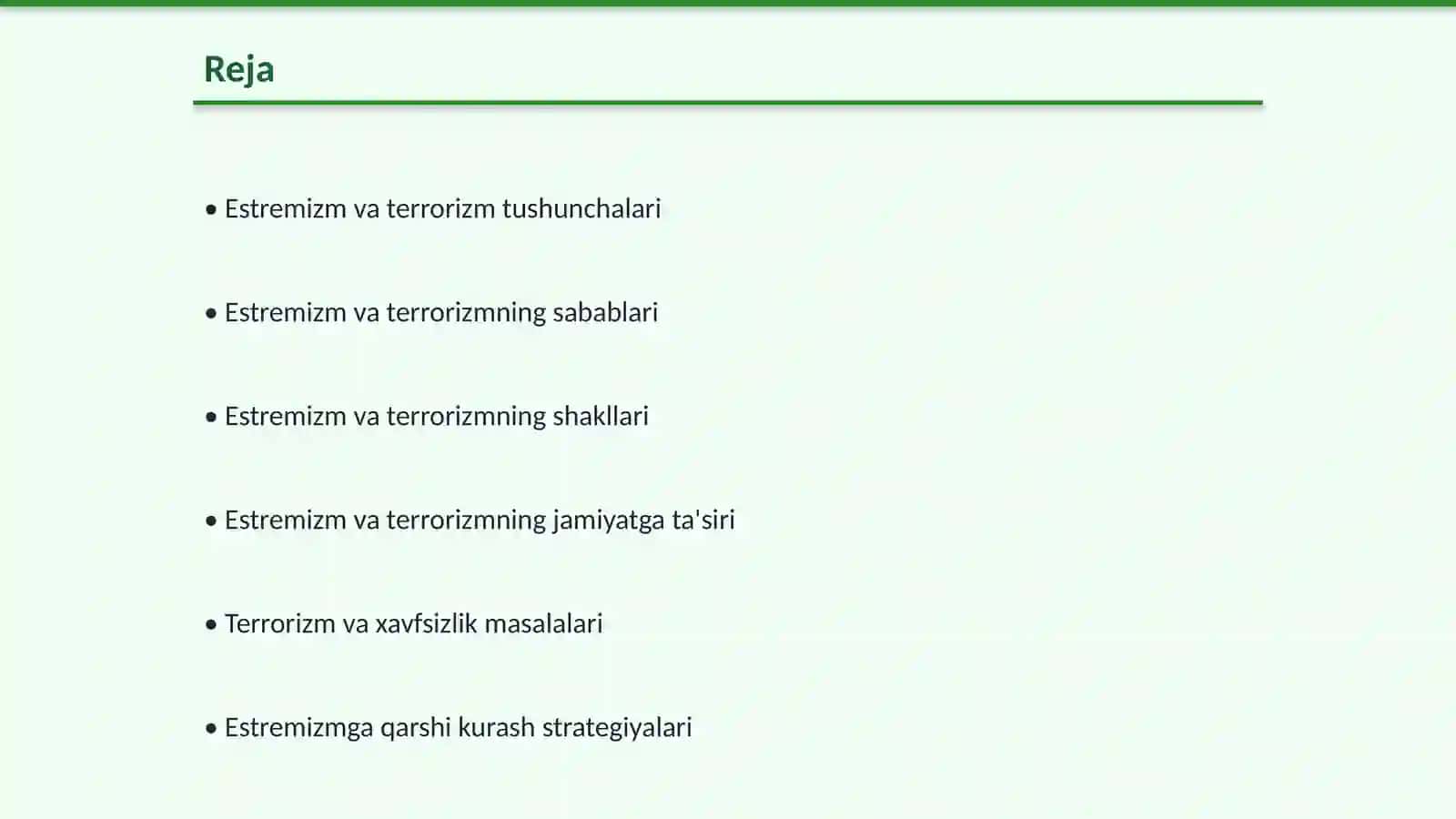 Estremizm va terrorizmning mohiyati va uning jamiyatdagi barqarorligiga tahdidi 2