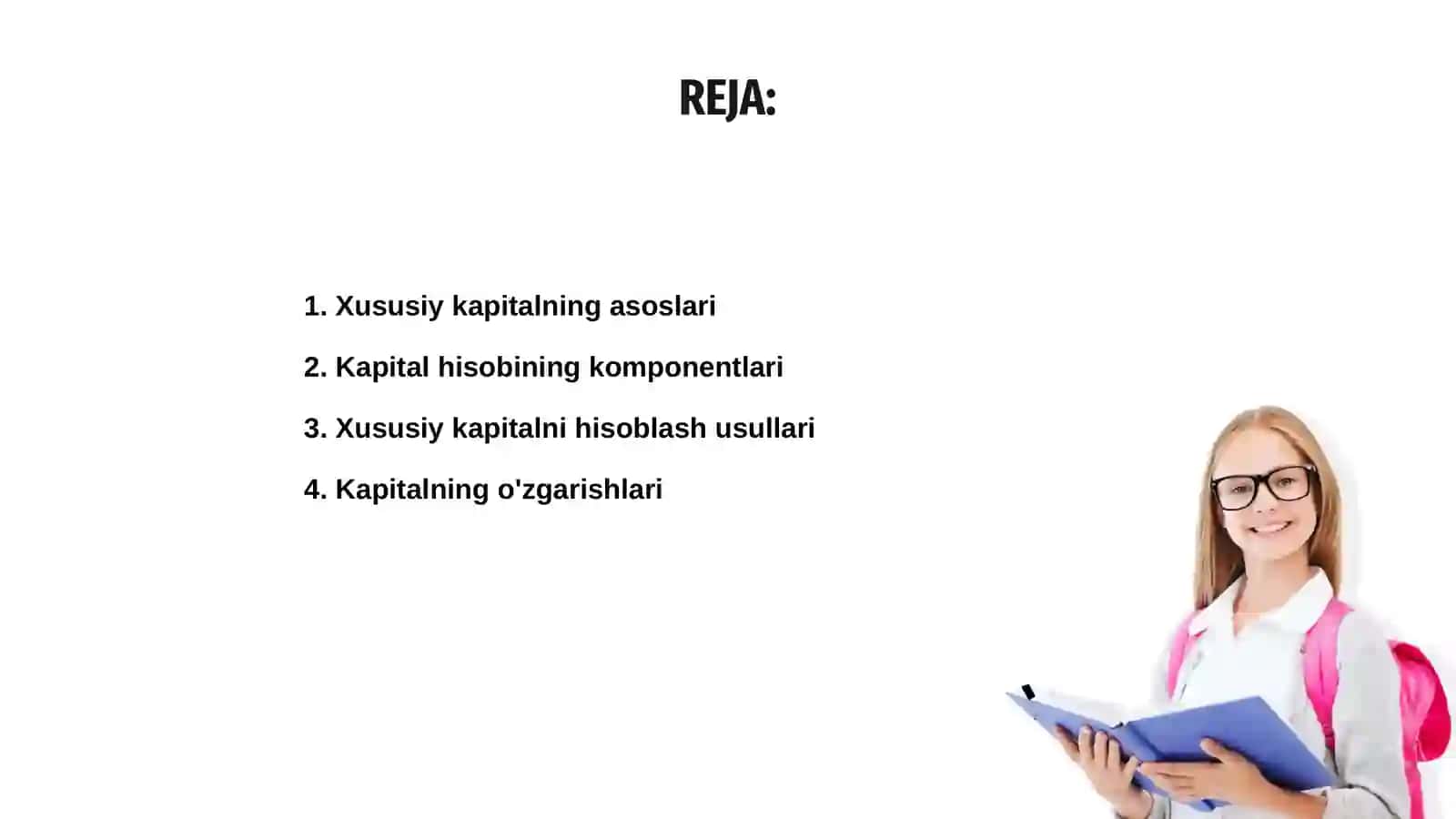 Xususiy kapital hisobi 2