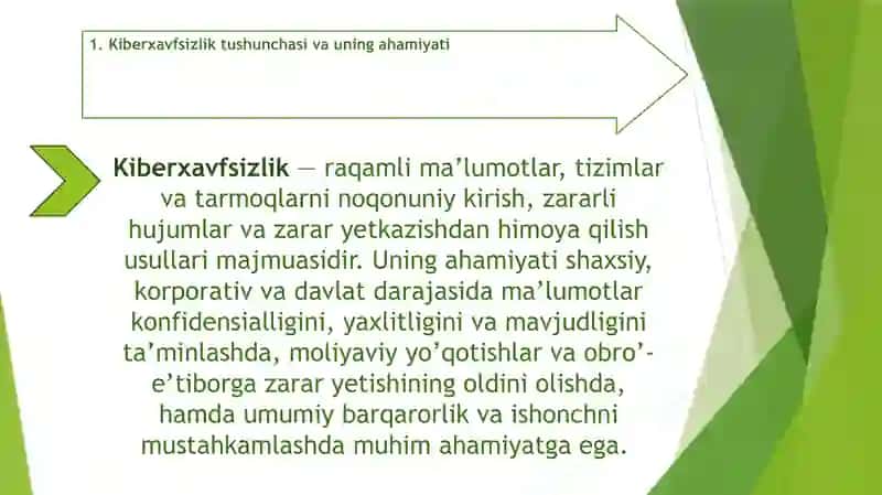 “Media savodxonlik: Kiberxavfsizlik asoslari va shaxsiy ma’lumotlarni himoyalash” 2