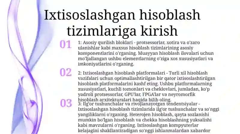 Turli Xil Soxalar Uchun Mo`Ljallangan Kompyuterlar Va Kompyuter Tizimlari 2