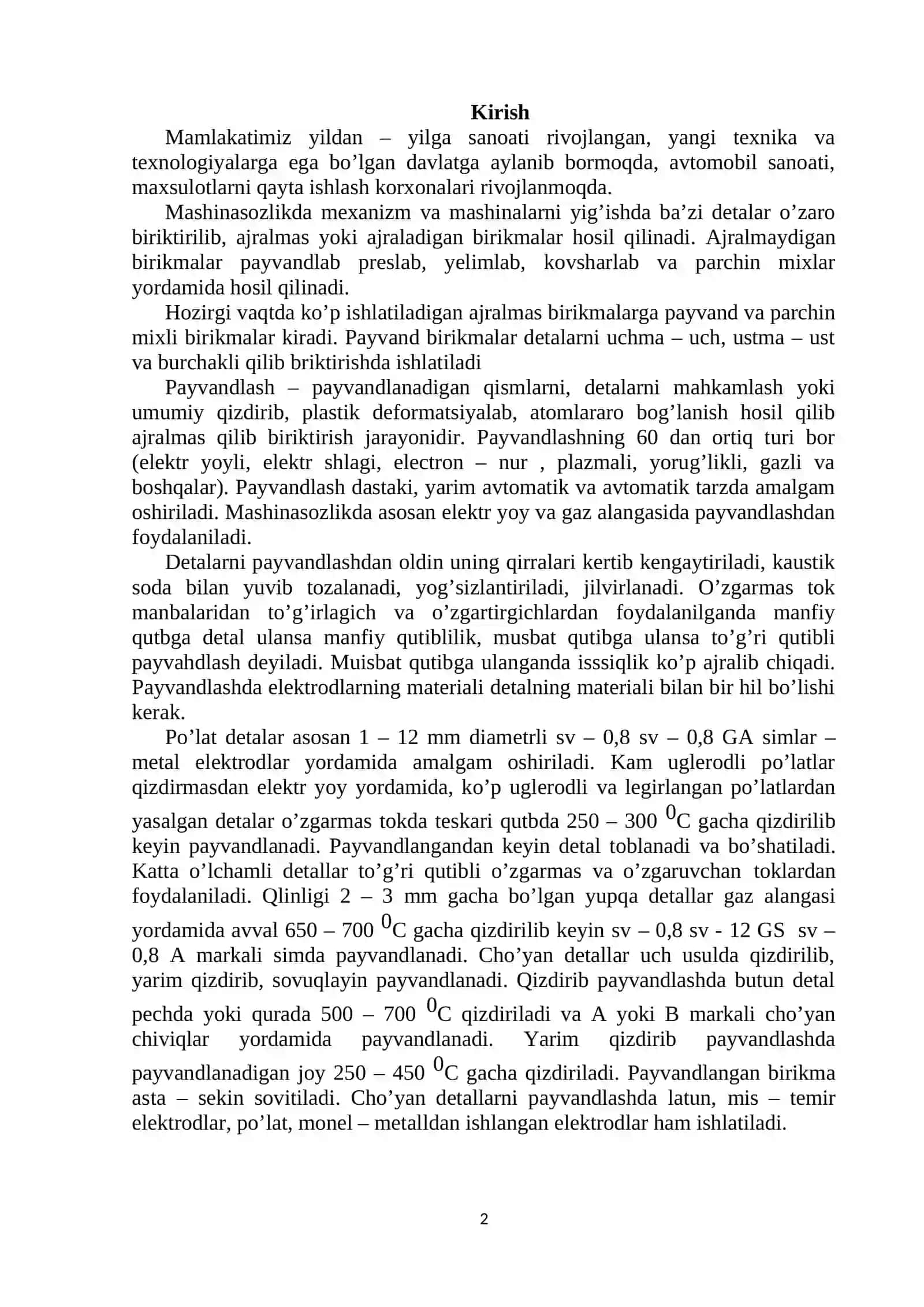 Boltli va shpilkali birikmalar va ularning ishlab chiqarishdagi o’rni 2
