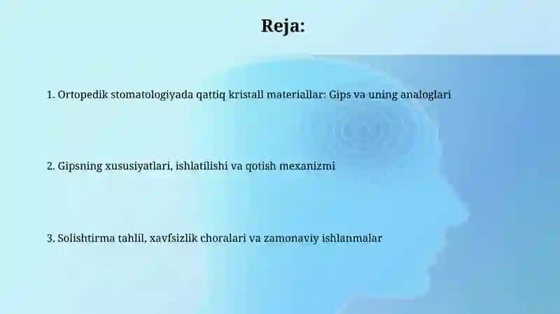 Ortopedik stomatologiyada ishlatiladigan yordamchi xomashyolar 2