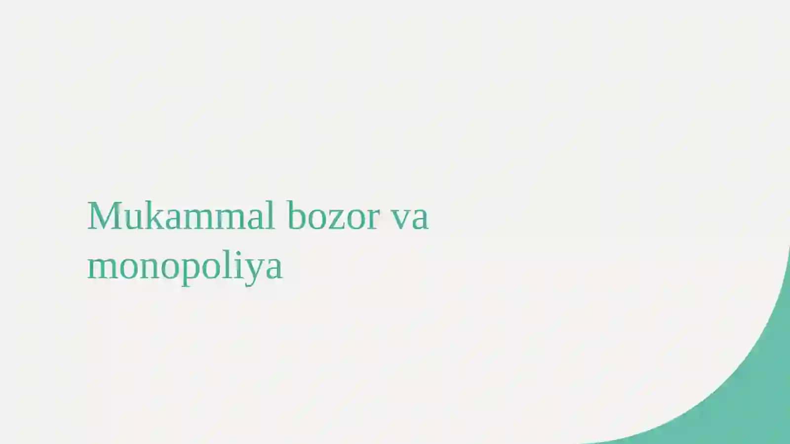 Iqtisodiyot nazariyasi () fanidanMustaqil ishi taqdimoti 2