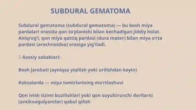 Subdural Gematoma 2