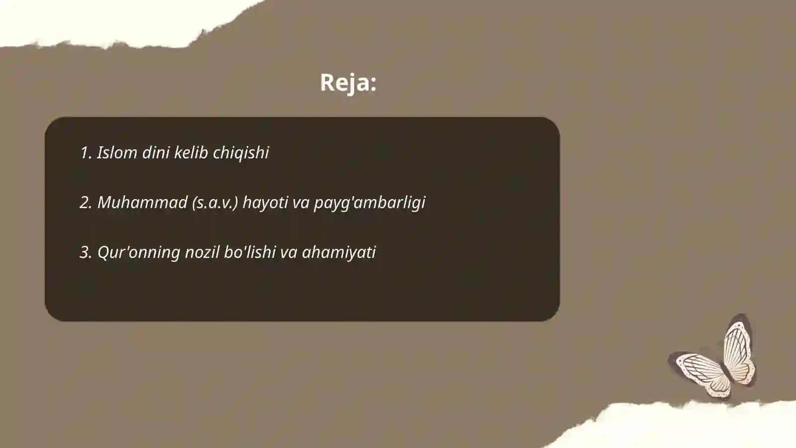Islom dini tarixi va mohiyati 2