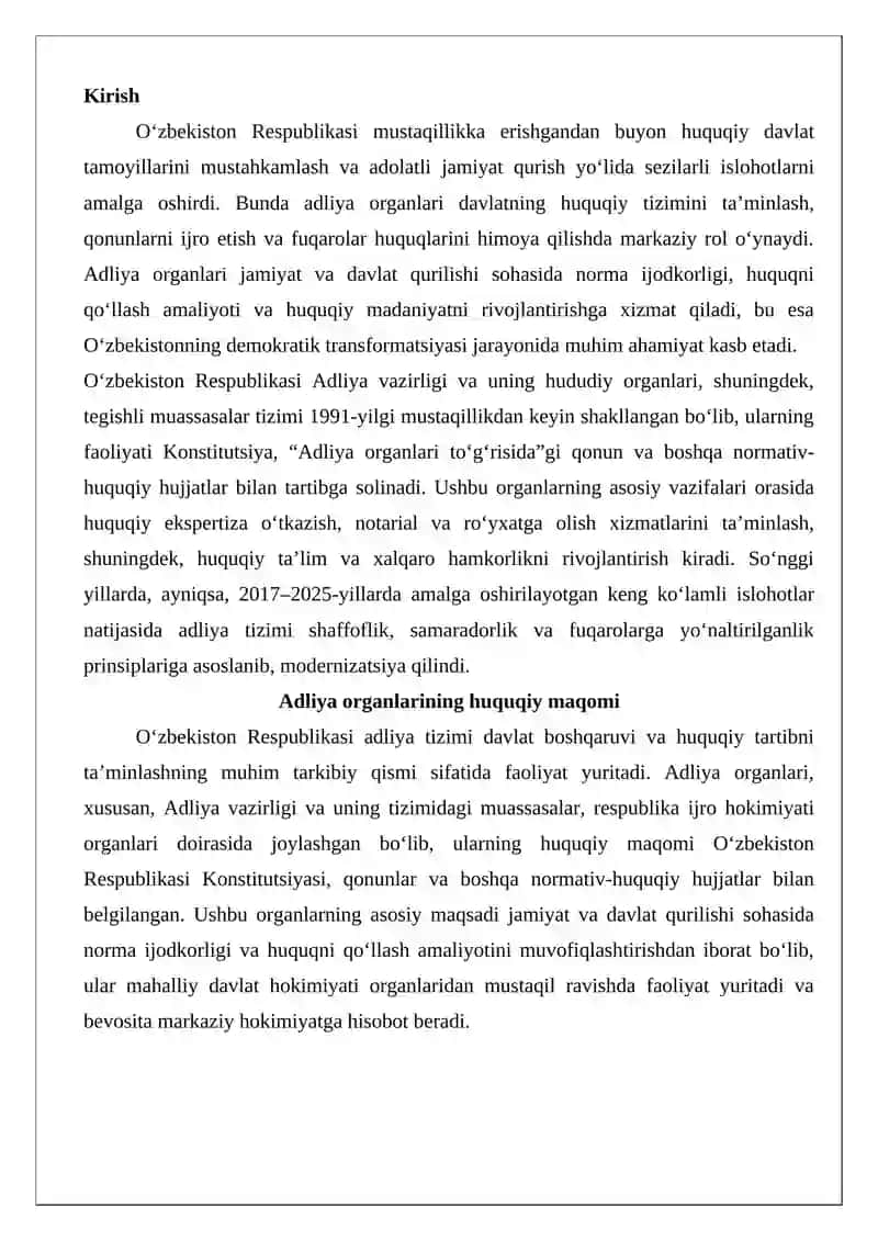 Adliya Organlari va Huquqiy Madaniyat 2