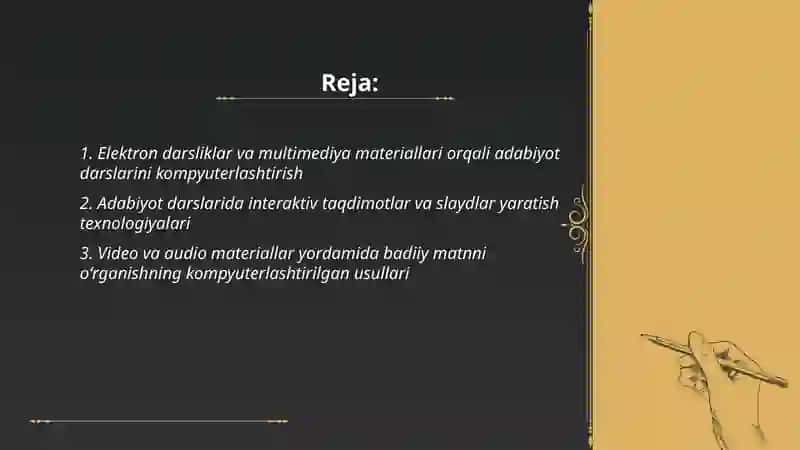 Adabiyot oʻqitishda darslarni kompyuterlashtirish 2