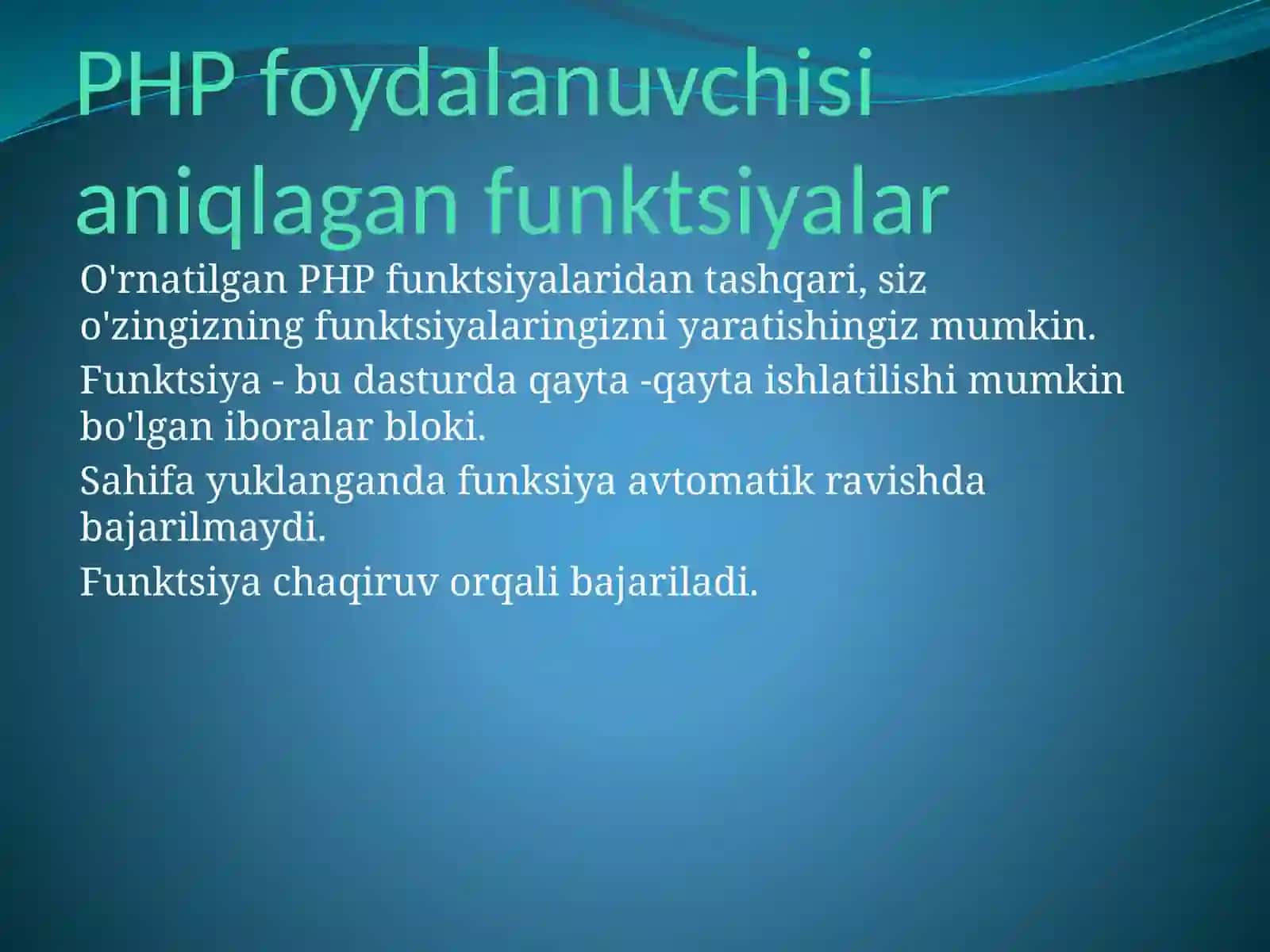 PHPfunktsiyalari 2