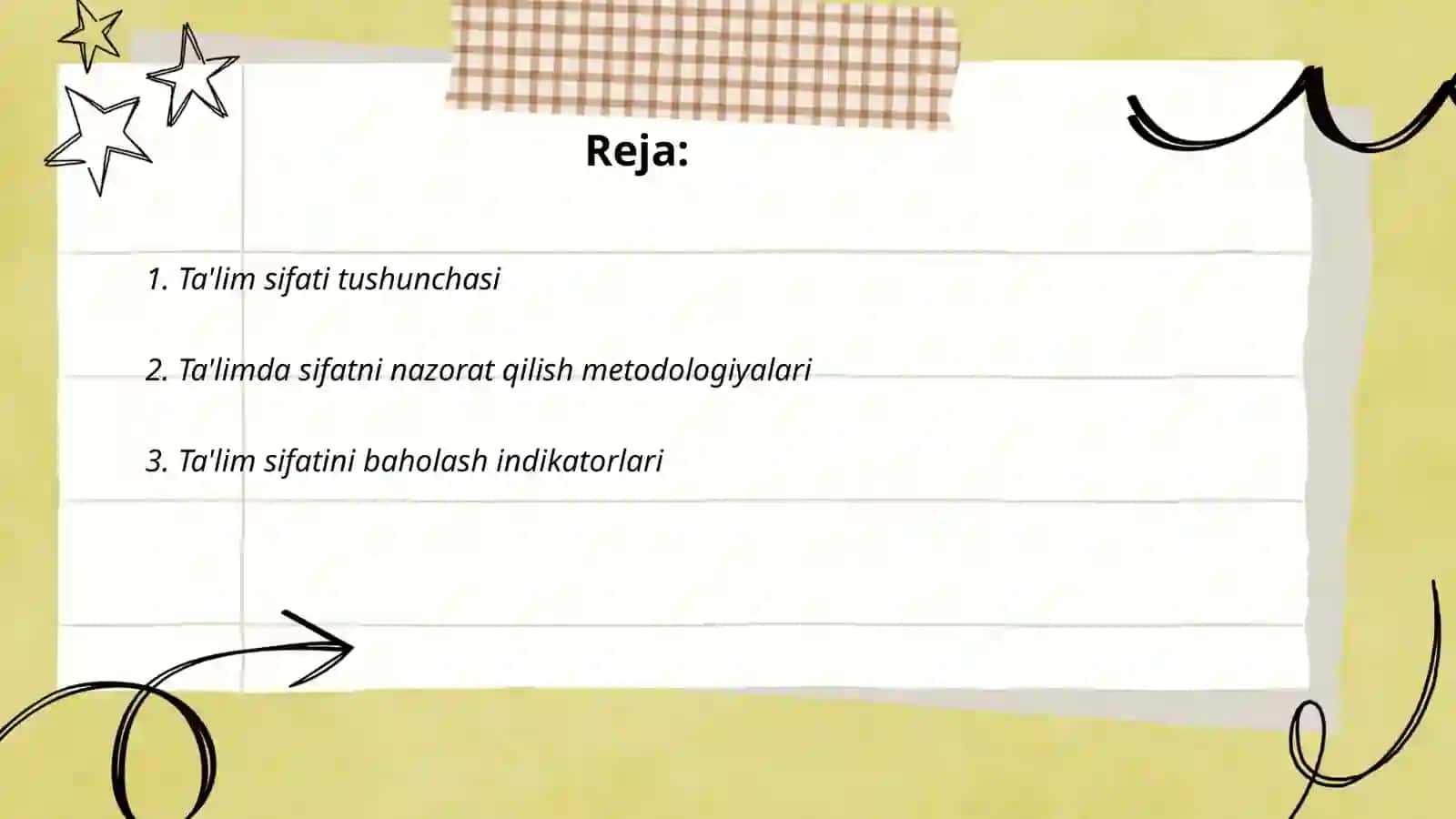 Ta'lim sifatini nazorat qilish va uning turlari 2