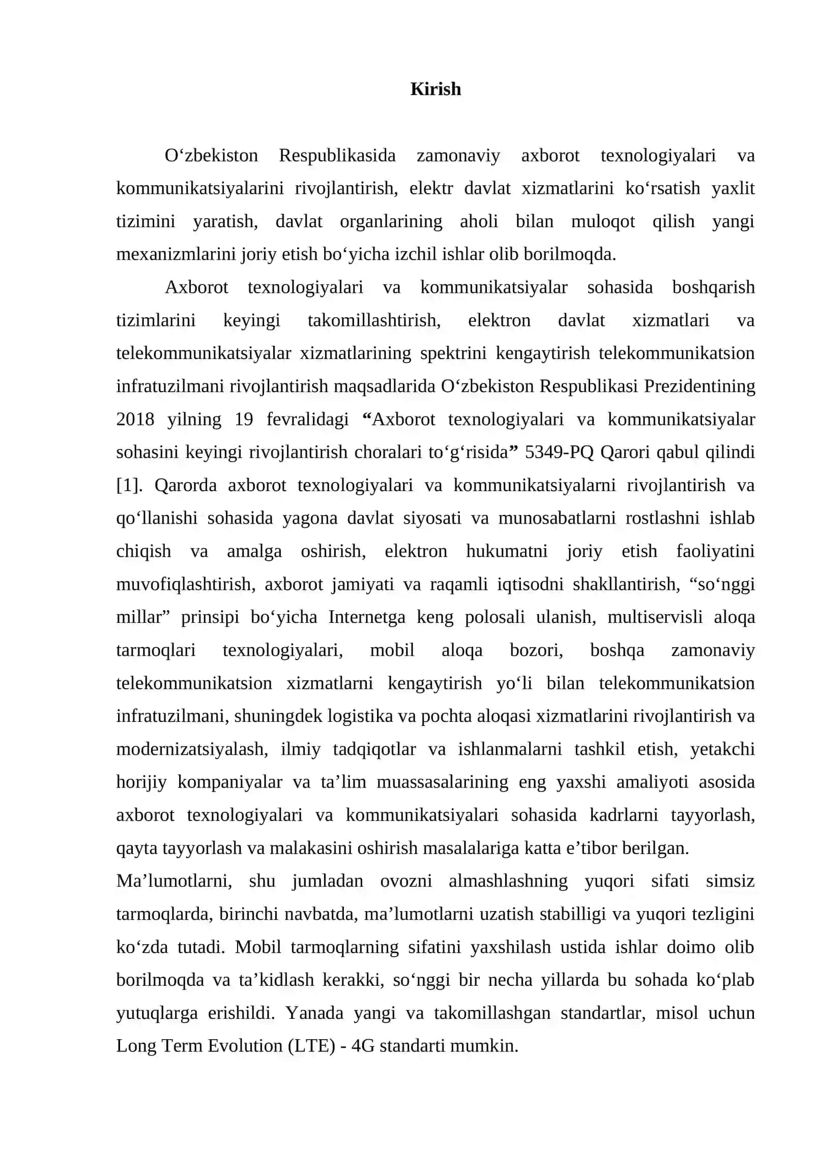 LTE Tarmoqini Loyihalash 2