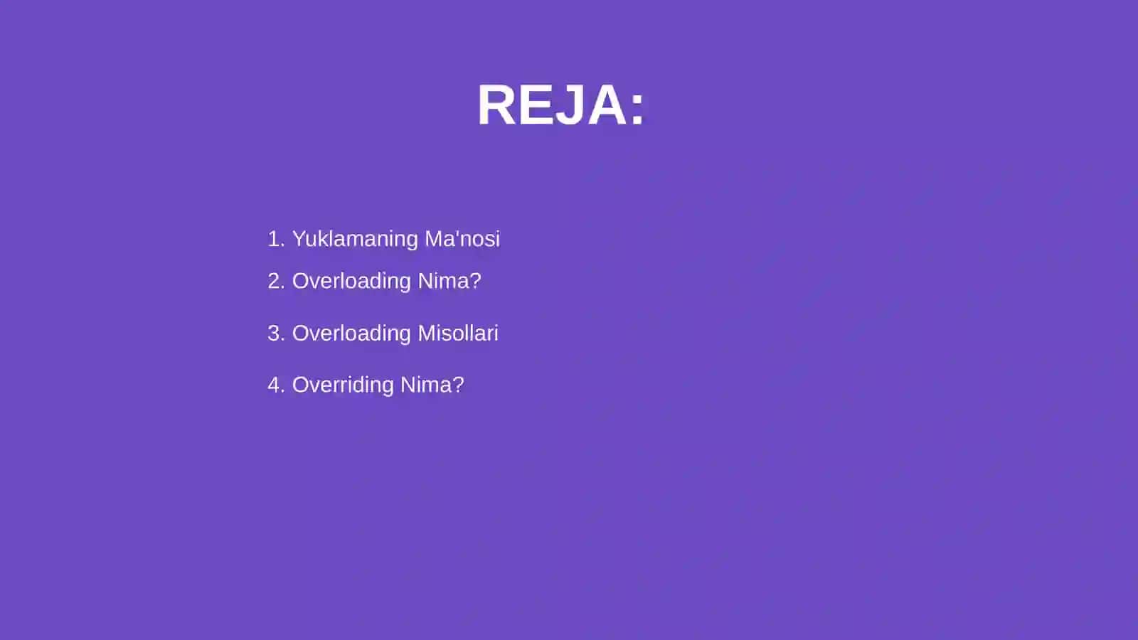 Overloading va Overriding 2