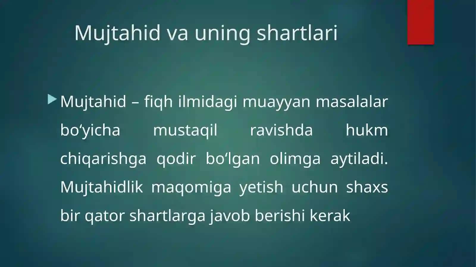 Zamonaviy fiqhiy maktablar faoliyati 2