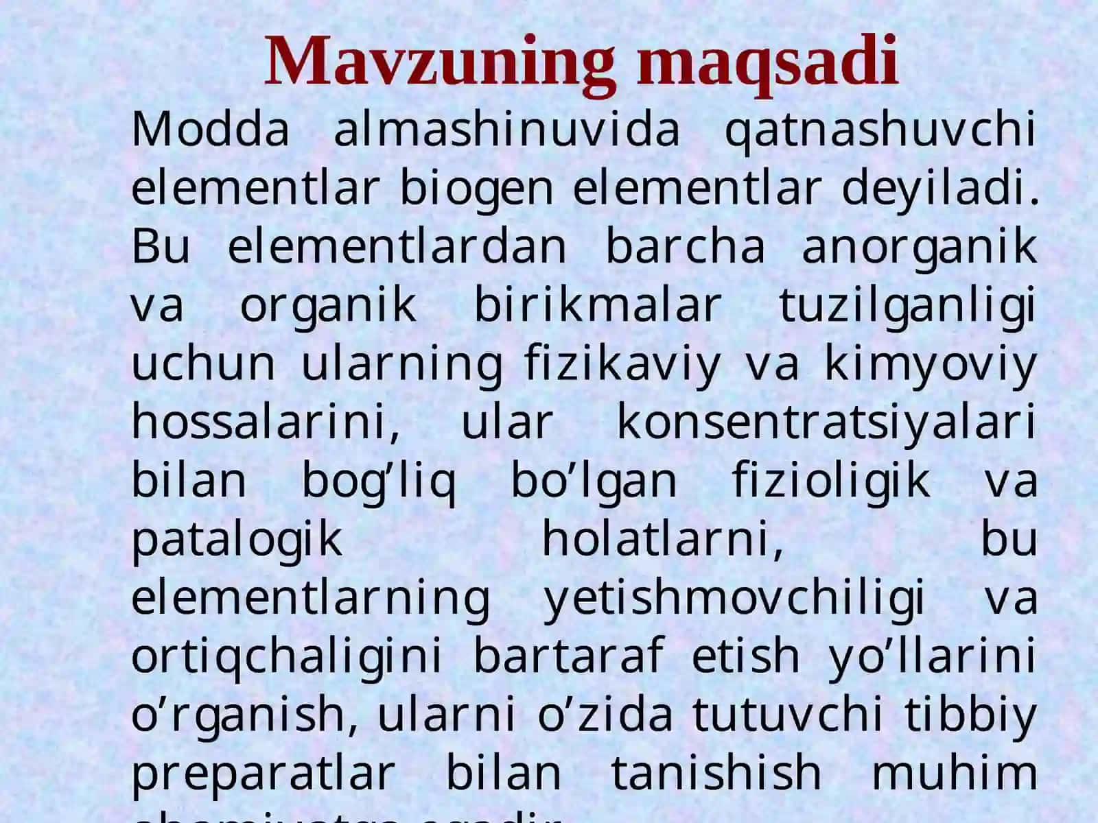 BIOGEN ELEMENTLAR 2