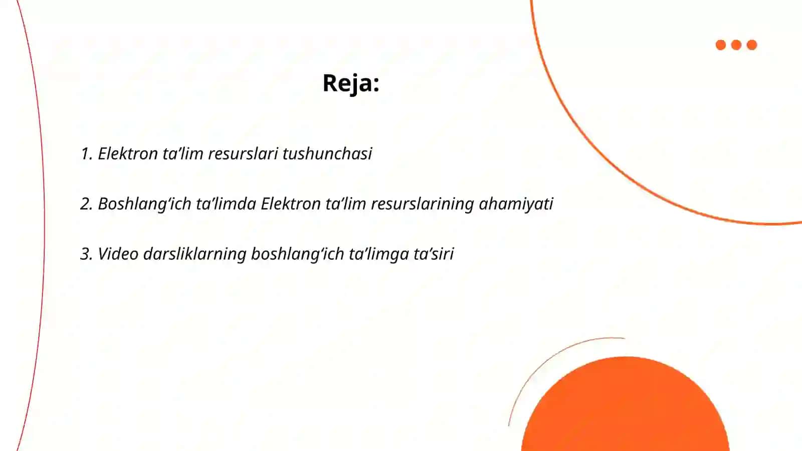 Elektron taʼlim resurslari boshlangʻich taʼlimda oʻrni 2