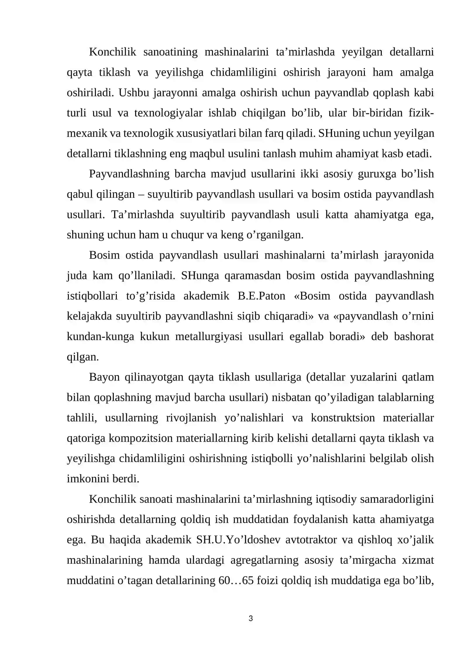 Konchilik sanoati mashinalarini ta’mirlash 2