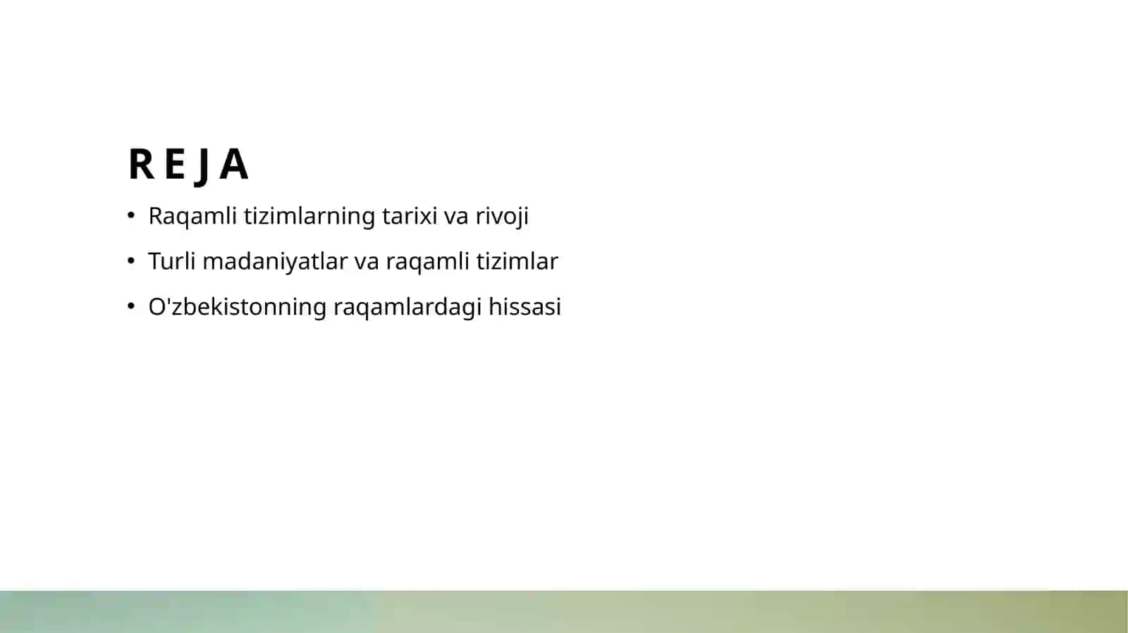 Raqamli tizimlar tarixi va rivoji 2