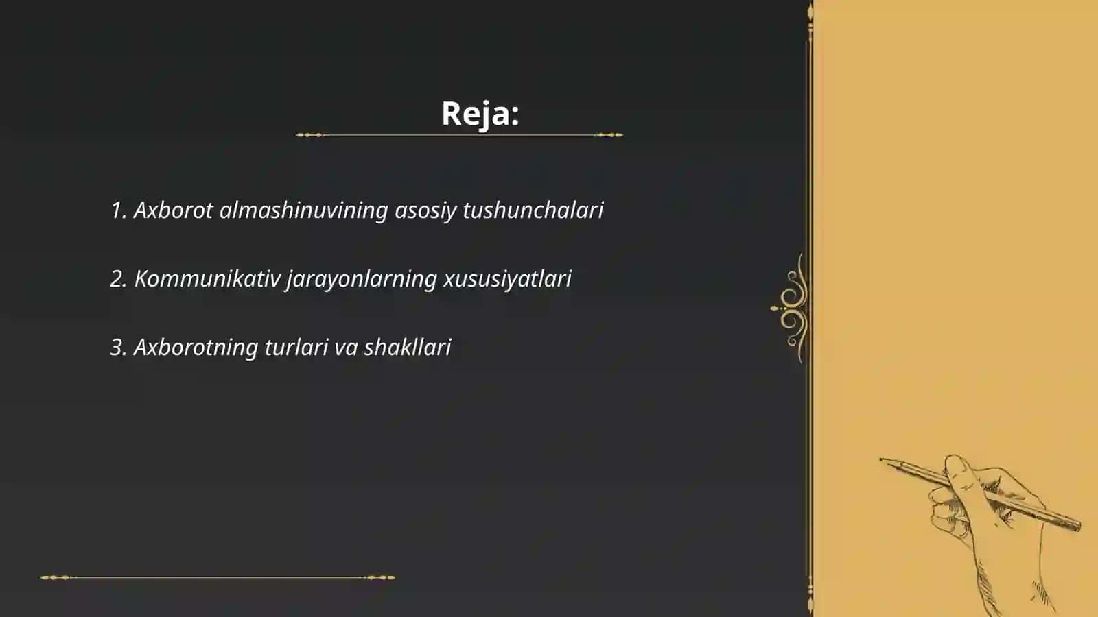 Axborot almashinuvining kommunikativ xususiyati 2