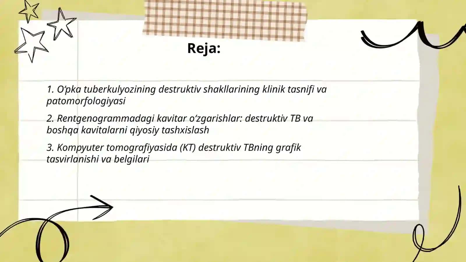 O‘pka tuberkulyozining destruktiv shakllari 2