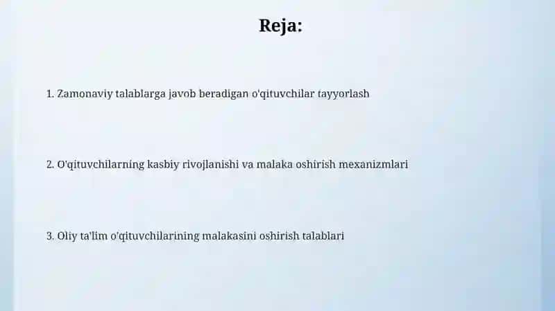 Zamonaviy pedagogik texnologiyalarni qo'llash 2