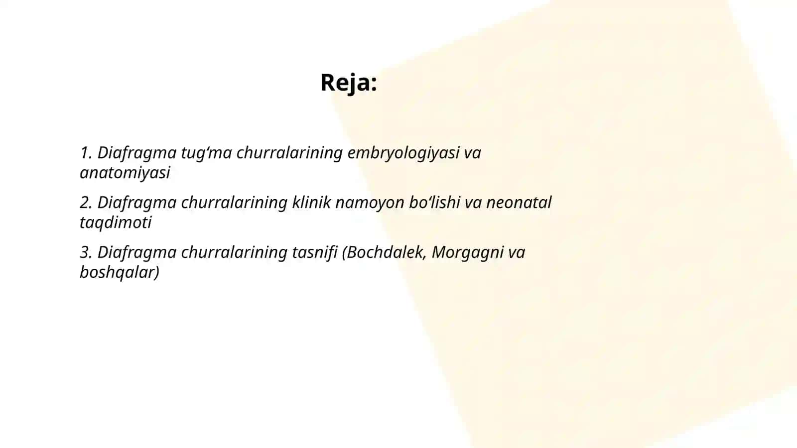 Diafragma tug‘ma churralari 2