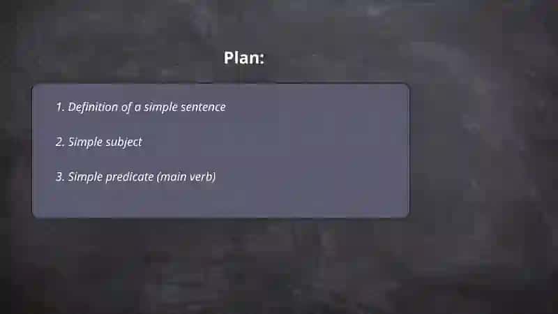 Sentence Structure 2