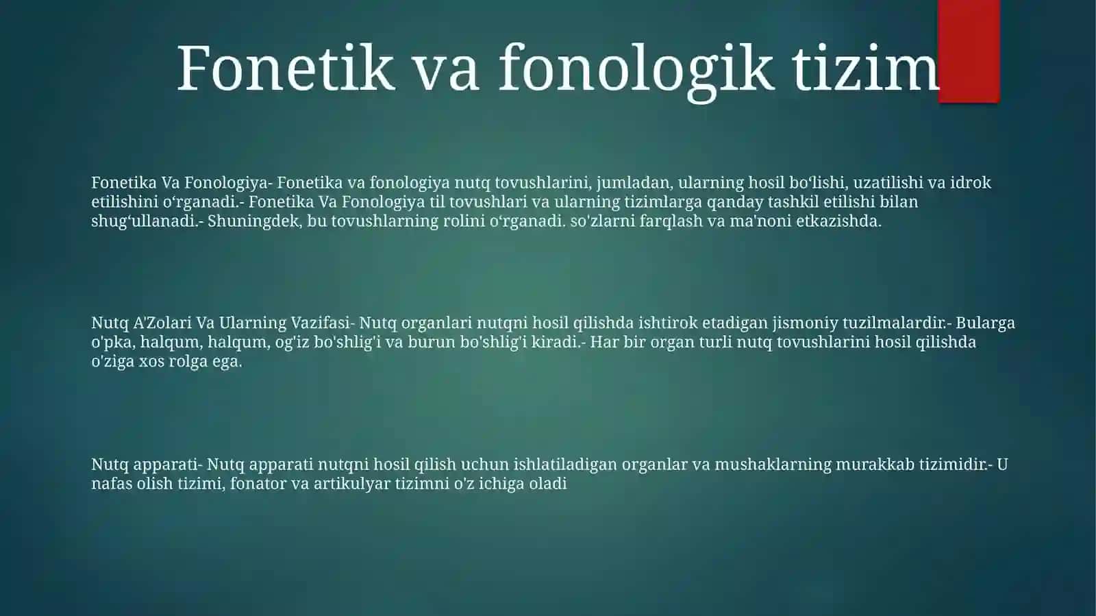 Fonetika Va Fonologiya 2