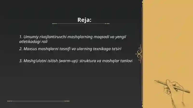 Yengil atletika bilan shugullantirish 2