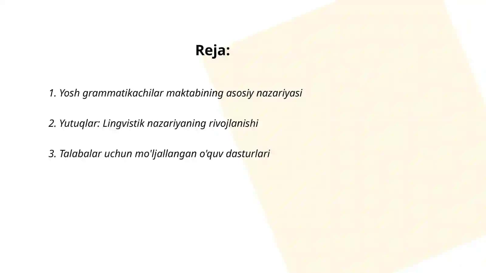 Yosh grammatikachilar maktabining yutuqlari va kamchiliklari 2