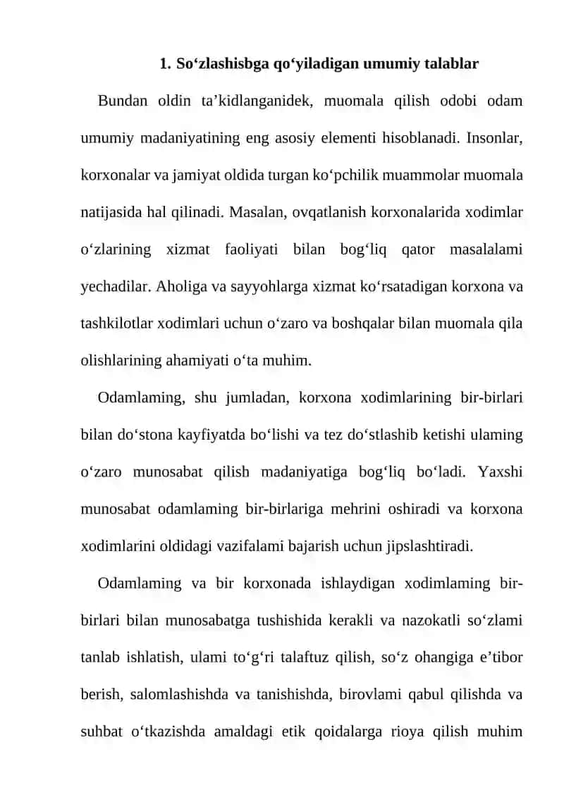 So‘zlashisbga qo‘yiladigan umumiy talablar 2