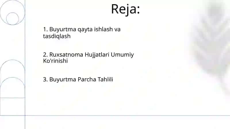 Farmoyish hujjatlari. Buyruq. Buyruqdan ko'chirma 2