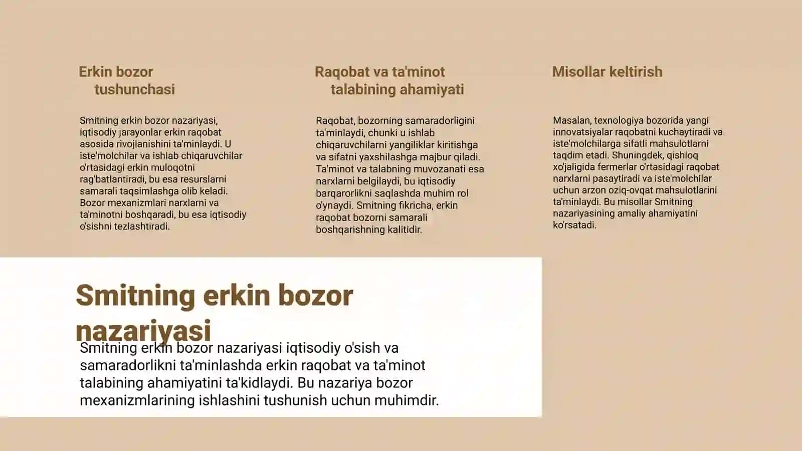 Adam Smit va David Rekardo iqtisodiy ta'limotlari 2