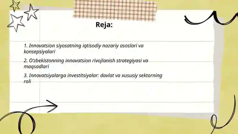 Innovatsion siyosatning iqtisodiy asoslari 2