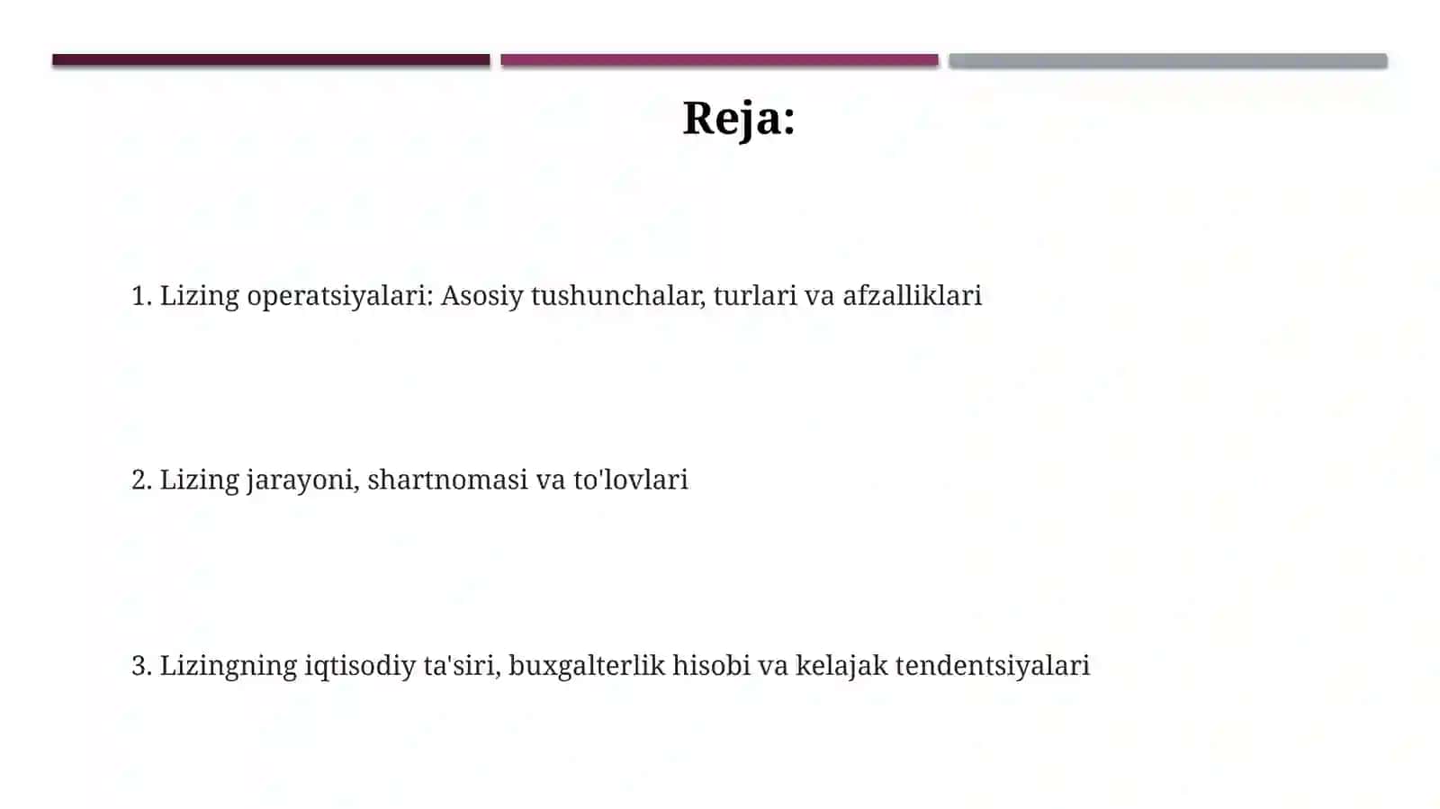 Lizing operatsiyalari va ularning mohiyati 2