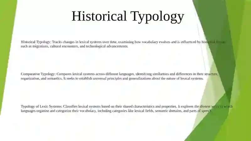 Comparative Typology Of The Lexic Systems 2