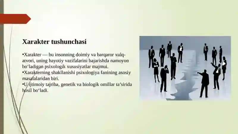 Xarakterning shakllanishi va xarakter aksentuatsiyasi 2