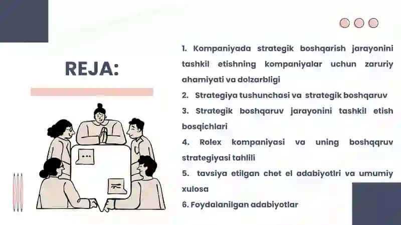 Kompaniyada Strategik Boshqarish Jarayonini Tashkil Etish 2