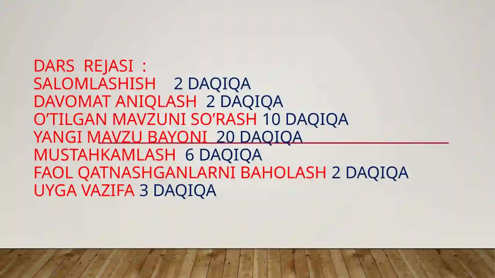6-sinf Adabiyot fanidan Rahmat Fayziyning Hazrati inson asari dars ishlanma 2