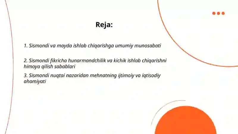 Sismond va mayda ishlab chiqarishga munosabati 2