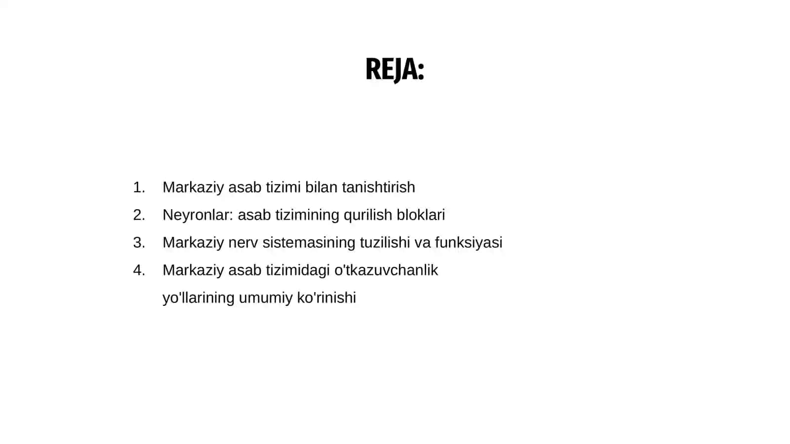 Markaziy nerv sistemasining oʻtkazuvchi yoʻllari haqida maʼlumot 2