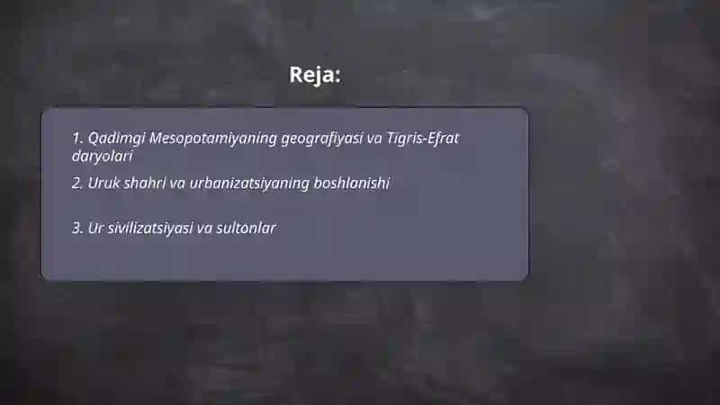 Qadimgi Mesopotamiya 2