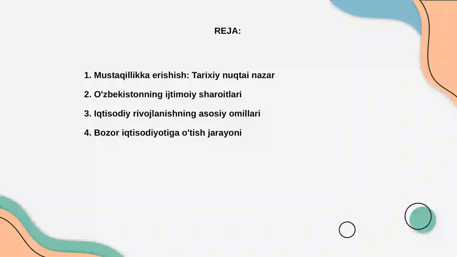 Mustaqillikka erishish arafasida O'zbekistondagi ijtimoiy-iqtisodiy jarayonlar 2