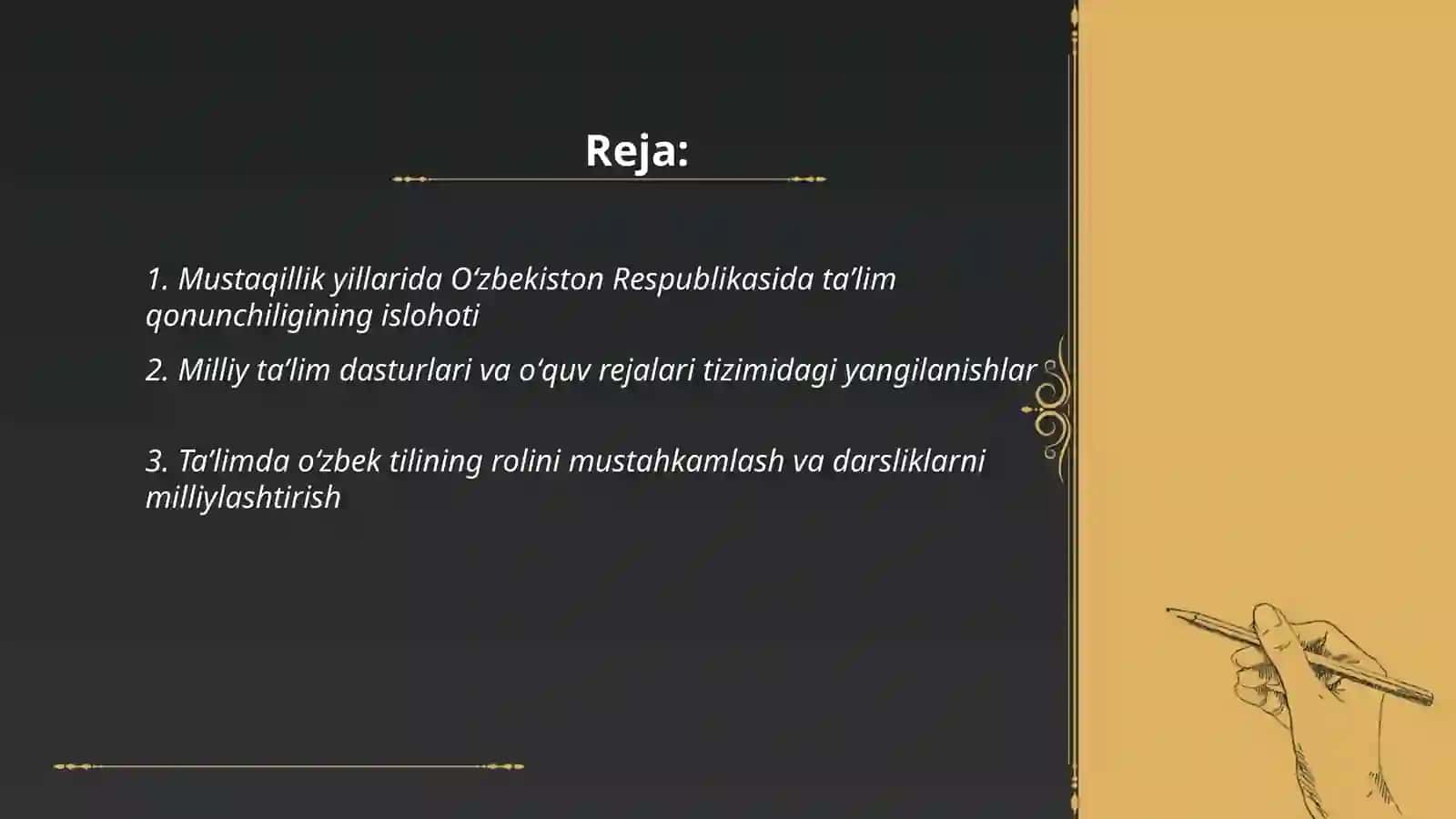 Mustaqillik yillarida Oʻzbekiston Respublikasi taʼlim tizimi 2
