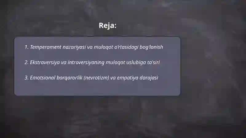 Muloqotni temperamentga bog’liqligi 2