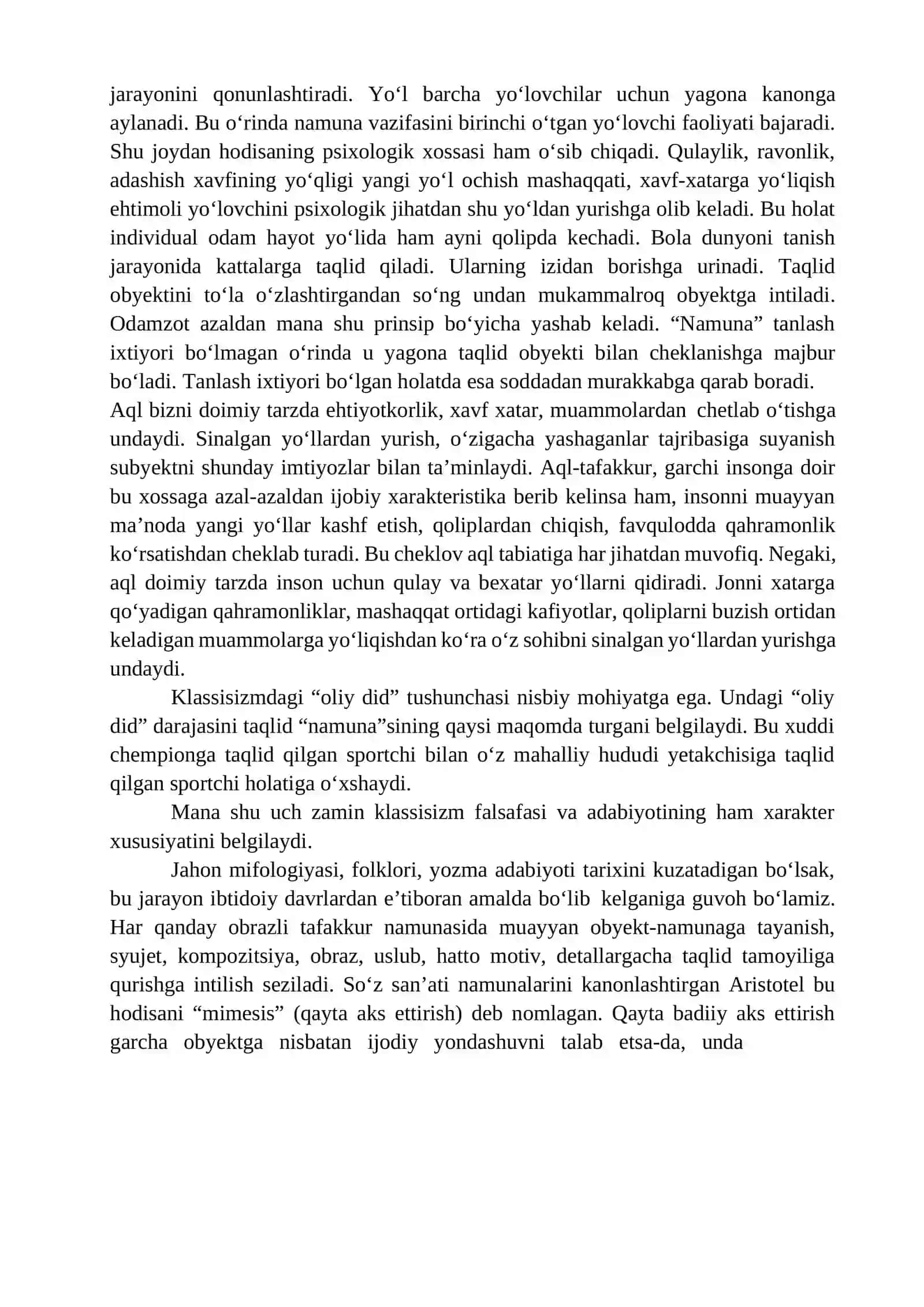 10-MA’RUZA. SHARQ VA G‘ARB KLASSISIZMI: UMUMIYLIK VA XUSUSIYLIK 2
