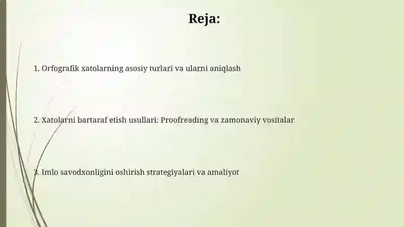 Orfografik Xatolarning Tarqalishi va Turlari 2