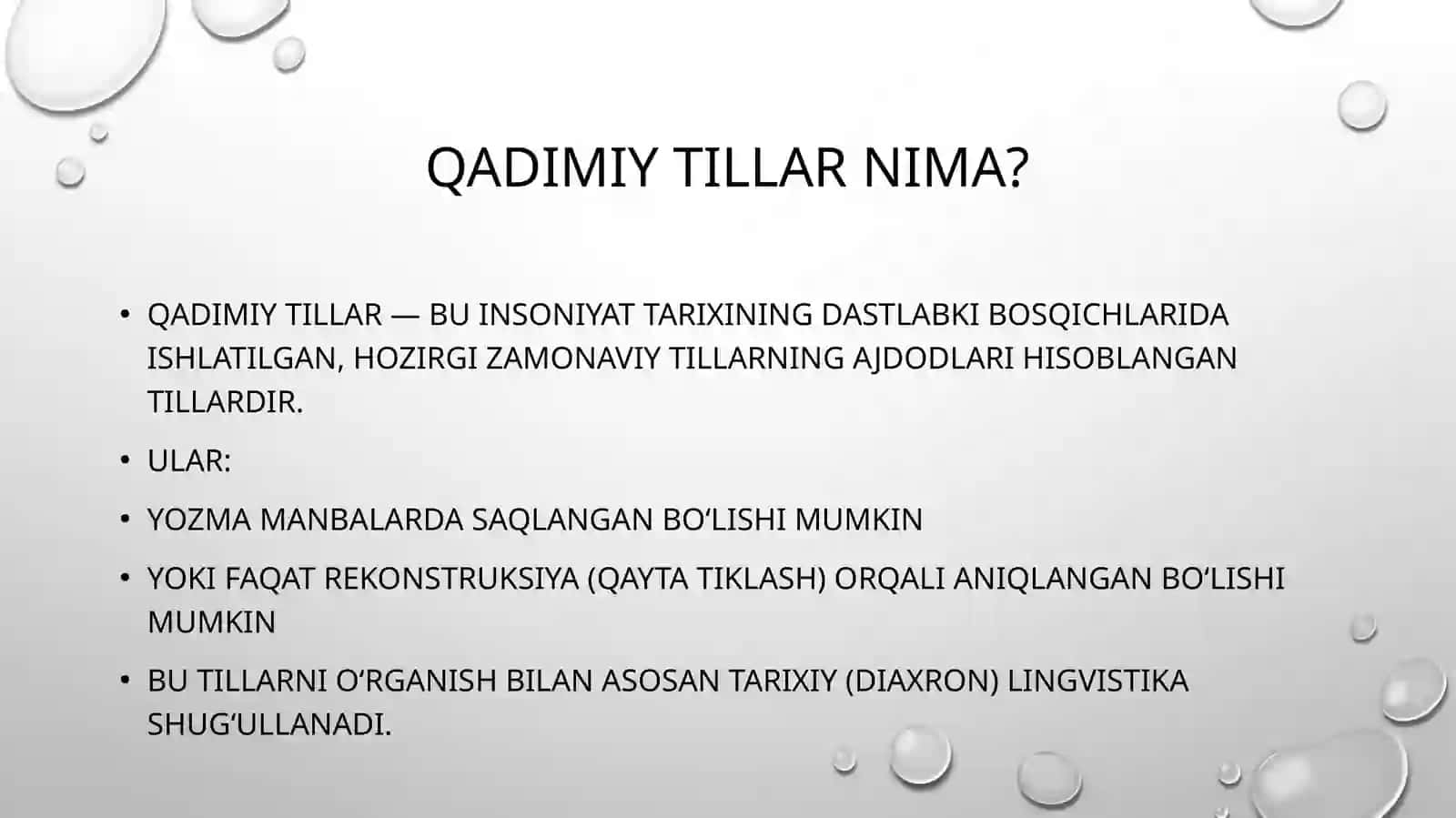 Qadimiy tillar 2