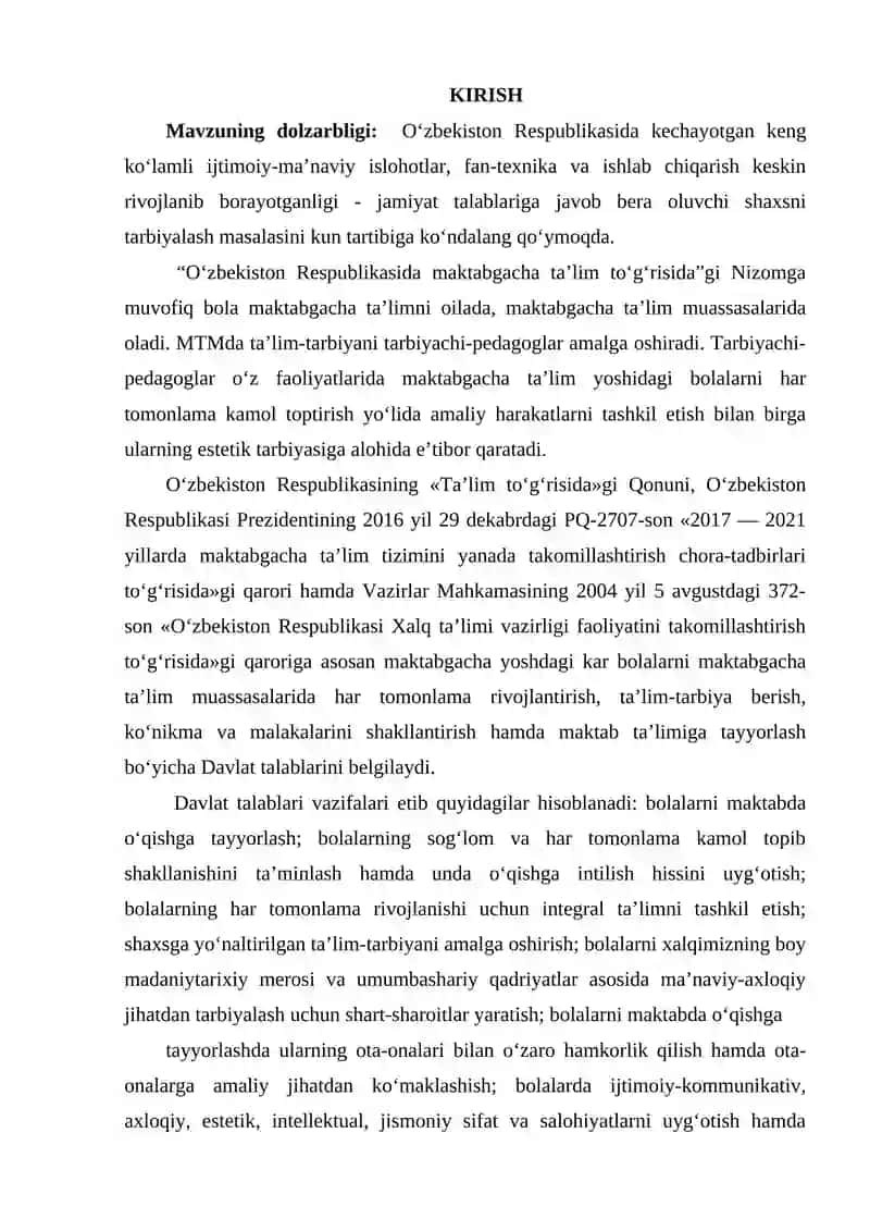 Estetik tarbiya nazariyasi asoslari 2